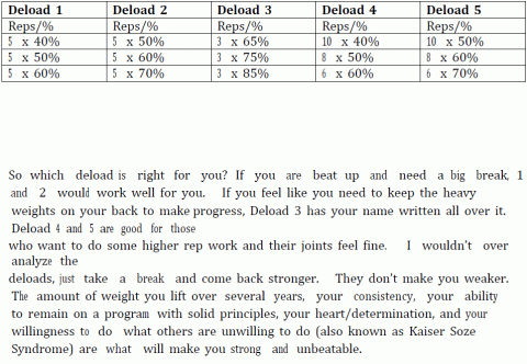 Wendler deload excerpt